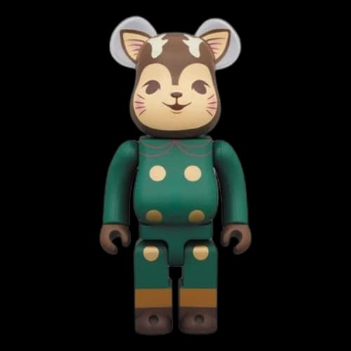 Bearbrick BE@RBRICK MORRIS Bear 400% 'Brown Green'
