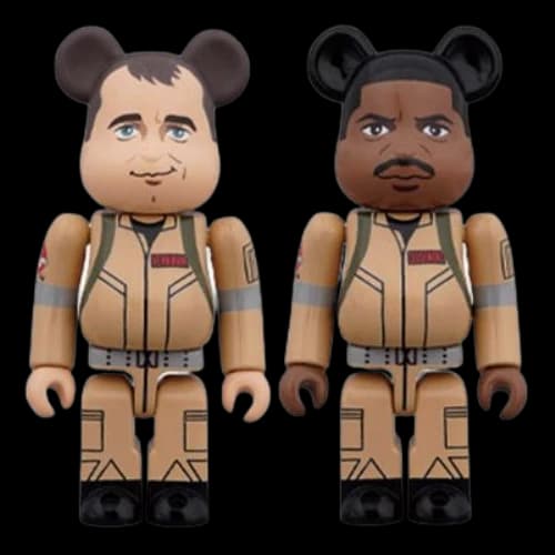 Bearbrick BE@RBRICK ghostbusters Peter Venkman/Winston Zeddemore 2 Suit 100%