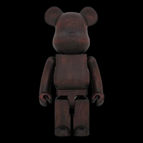 Bearbrick BE@RBRICK Karimoku ROSEWOOD PAINT 1000%