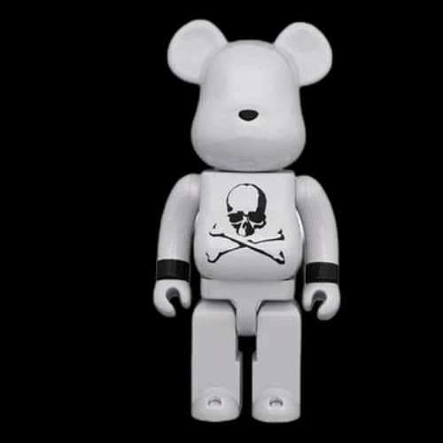 Bearbrick Mastermind JAPAN x BE@RBRICK MMJ WHITE CHROME 100%+400%