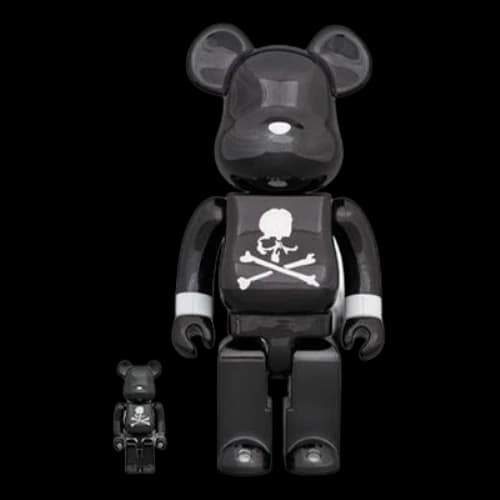 Bearbrick MMJ Mastermind JAPAN Black CHROME 100%+400%
