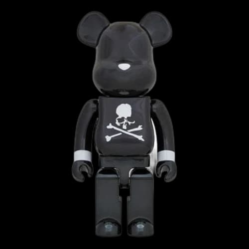 Bearbrick MMJ Mastermind JAPAN Black CHROME 1000%