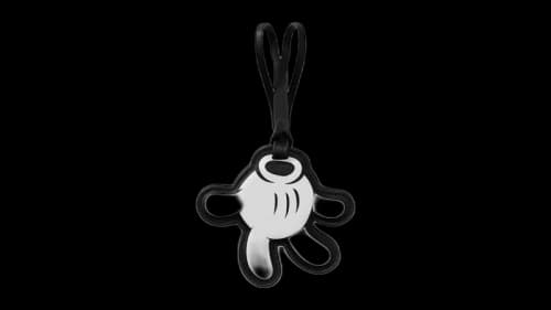 Disney x BEIS Mickey Mouse Glove Mirror Charm Black