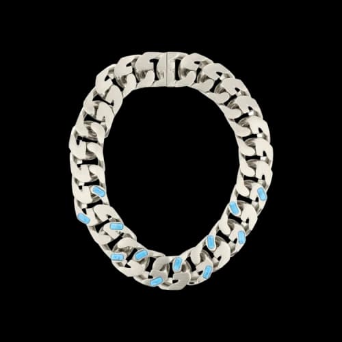 Givenchy G Link Medium Chain Necklace 'Turquoise'