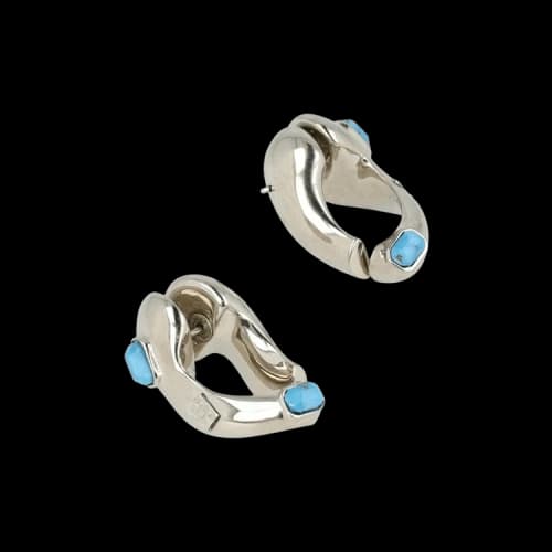 Givenchy Organic Drop Earrings 'Turquoise'