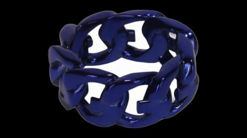 Givenchy G Chain Ring Blue