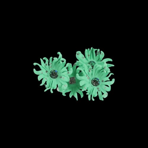 Givenchy Daisy Double Finger Ring 'Light Mint'