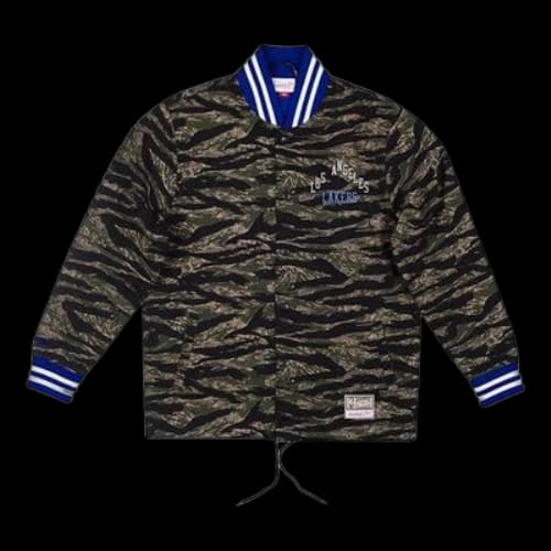 Mitchell & Ness x NBA Los Angeles Lakers Tiger Jacket 'Camo'