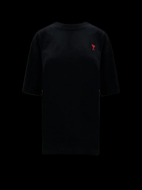 Ami Paris Ami De Coeur Tee Black