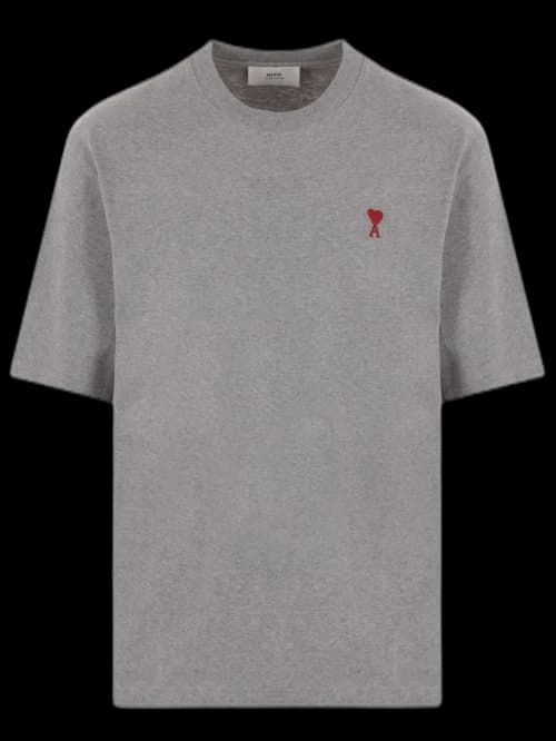 Ami Paris Ami De Coeur Tee Grey