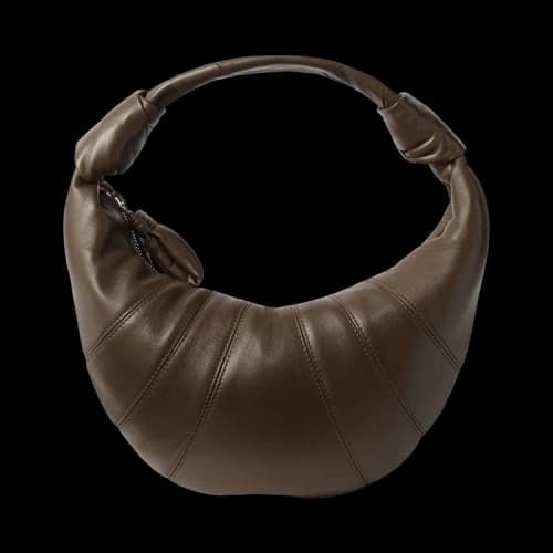 Lemaire Mini Fortune Croissant Bag 'Otter'