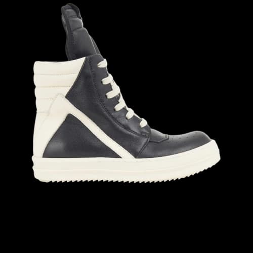Rick Owens Geobasket Kids 'Black Milk'