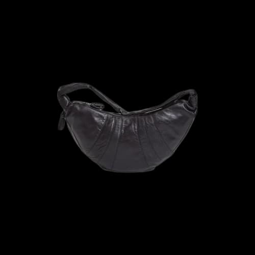 Lemaire Large Croissant Bag 'Black'