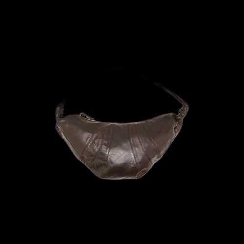 Lemaire Large Croissant Bag 'Dark Chocolate'