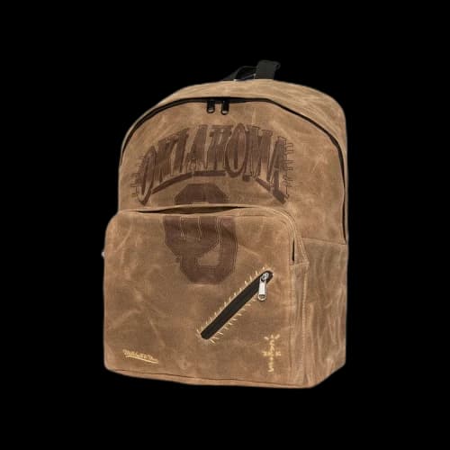 Cactus Jack by Travis Scott x Mitchell & Ness University Of Oklahoma Backpack 'Brown'