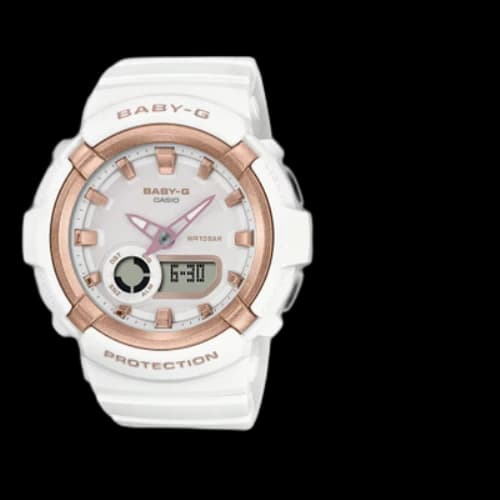 CASIO Baby-G Digital-Analog 'Off-White' (Women's)