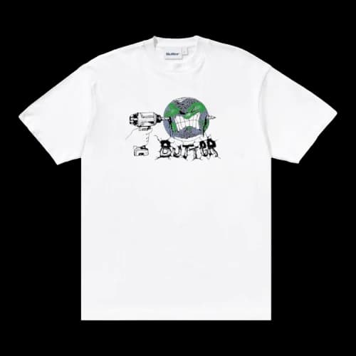 Butter Goods Drill Tee 'White'