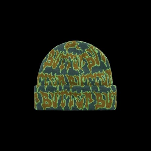 Butter Goods Throw Beanie 'Forest/Lime'