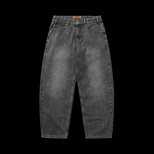 Butter Goods Drummer Baggy Denim Jeans 'Streaky Black'
