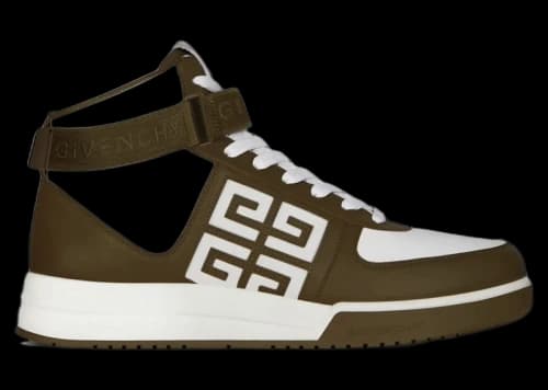 Givenchy G4 High Khaki White