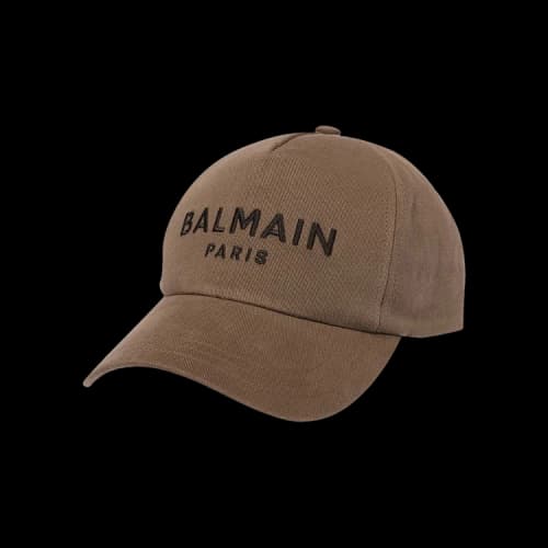 Balmain Logo Cap 'Marron'