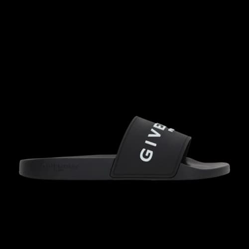 Givenchy Paris Slide Sandals Black