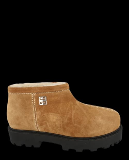 Givenchy Storm Suede Ankle Boots Beige Camel