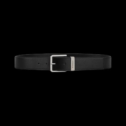 Givenchy Logo Engraved Buckle Belt 'Black'