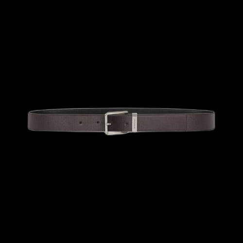 Givenchy Logo Engraved Buckle Belt 'Dark Brown'