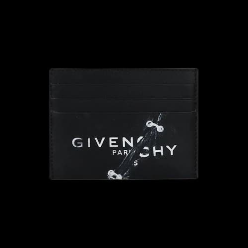 Givenchy Trompe L'oeil Card Holder In Leather 'Black'