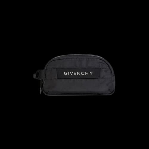 Givenchy Toilet Pouch in Nylon G-Trek Black