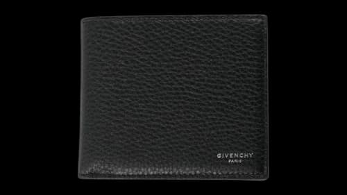 Givenchy New 4Cc Billfold Coin Wallet Black