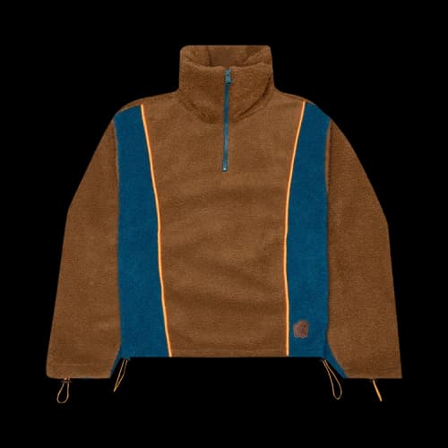 Ader Error Fleece Victo Jacket 'Brown'