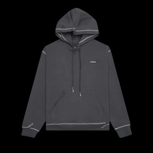 Ader Error Duct Tape Logo Hoodie 'Charcoal'