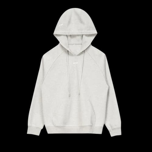 Ader Error Frayed Logo Hoodie 'Grey'