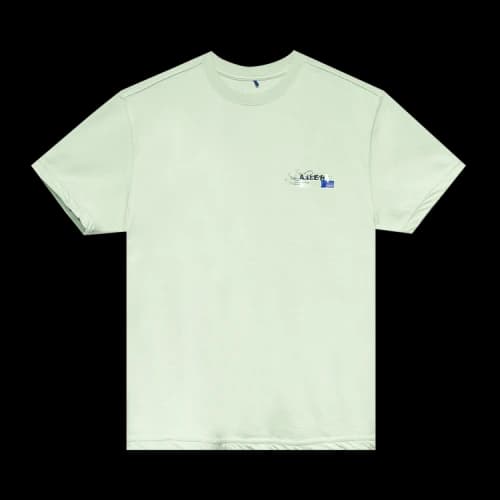 Ader Error Tape Logo T-Shirt 'Green'