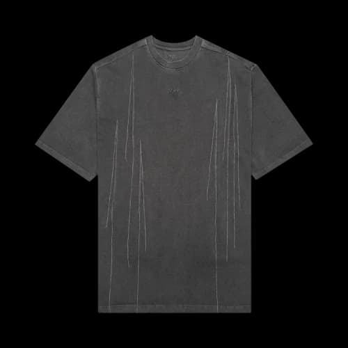 Ader Error Needle Logo T-Shirt 'Charcoal'