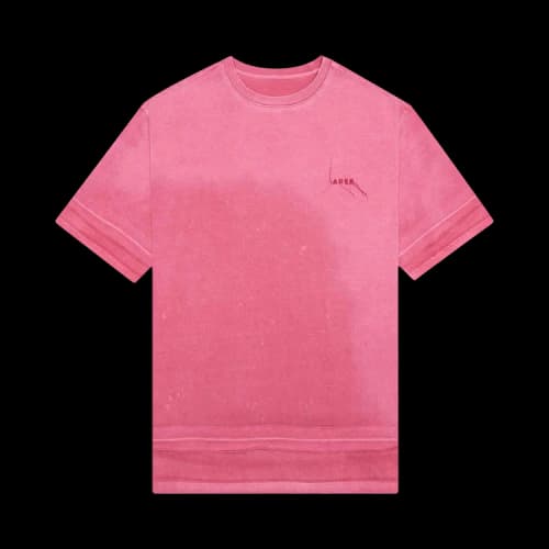 Ader Error Needle Logo Layered T-Shirt 'Red'