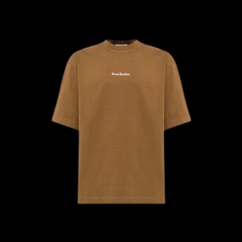Acne Studios Heavy T-Shirt Mud Beige
