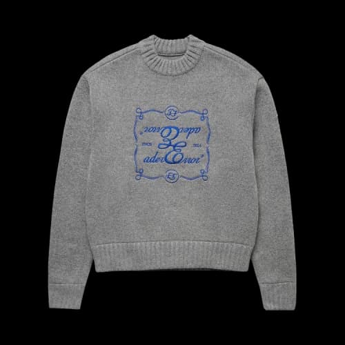 Ader Error Decal Logo Knit 'Grey'