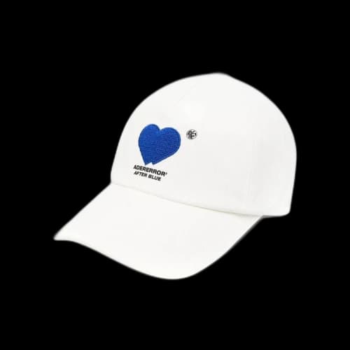 Ader Error Twin Heart Logo Cap 'Off White'