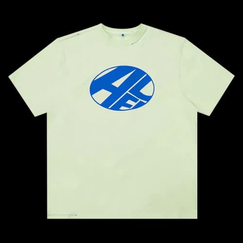 Ader Error Distort T-Shirt 'Yellow/Green'