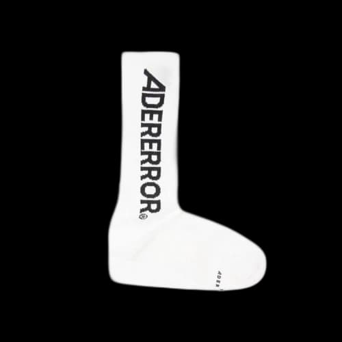 Ader Error Standic Logo Socks 'White'