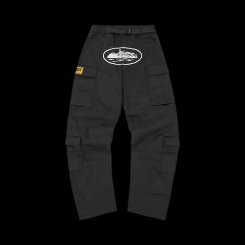 Corteiz Alcatraz Cargo Pant 'Black'