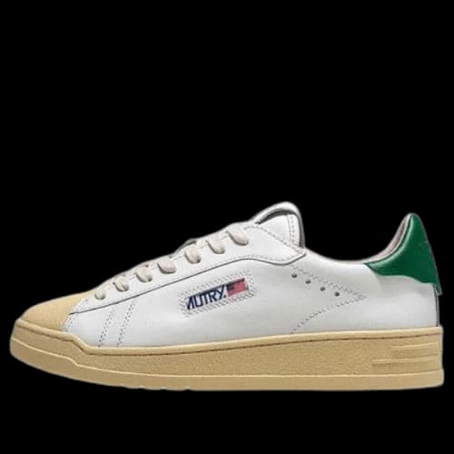 Autry Bob Lutz Low Leather Sneakers 'White Green'
