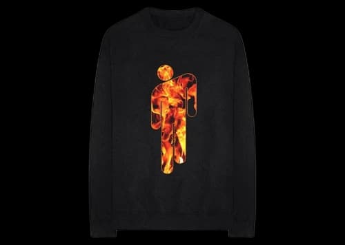 Billie Eilish Blohsh Flame L/S T-shirt Black