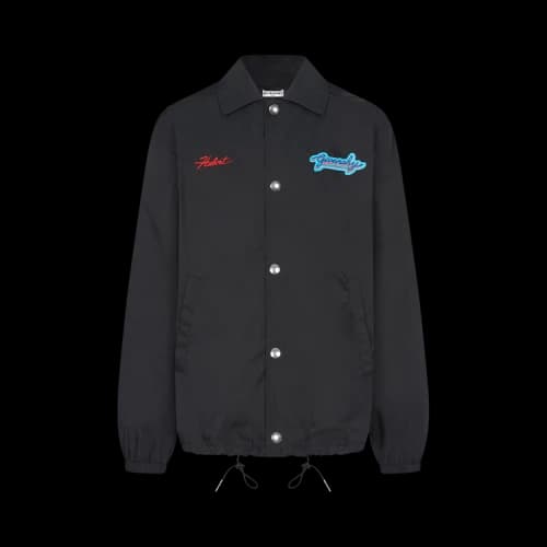 Givenchy Motel Embroidered Windbreaker With Patch 'Black'