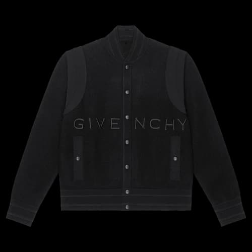 Givenchy Embroidered Logo Bomber Jacket 'Black'