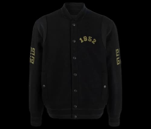 Givenchy 4G Wool Bomber Jacket Black