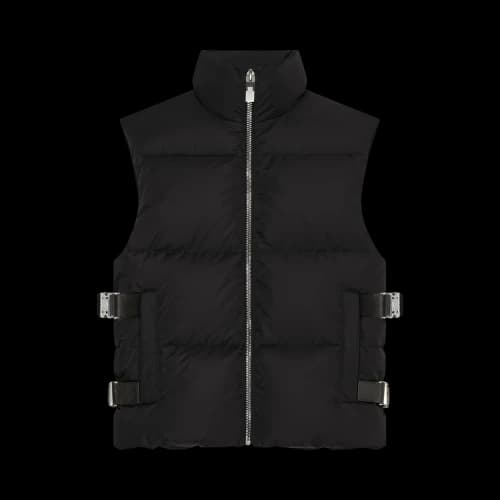 Givenchy 4G Buckle Puffer Sleeveless Vest 'Black'